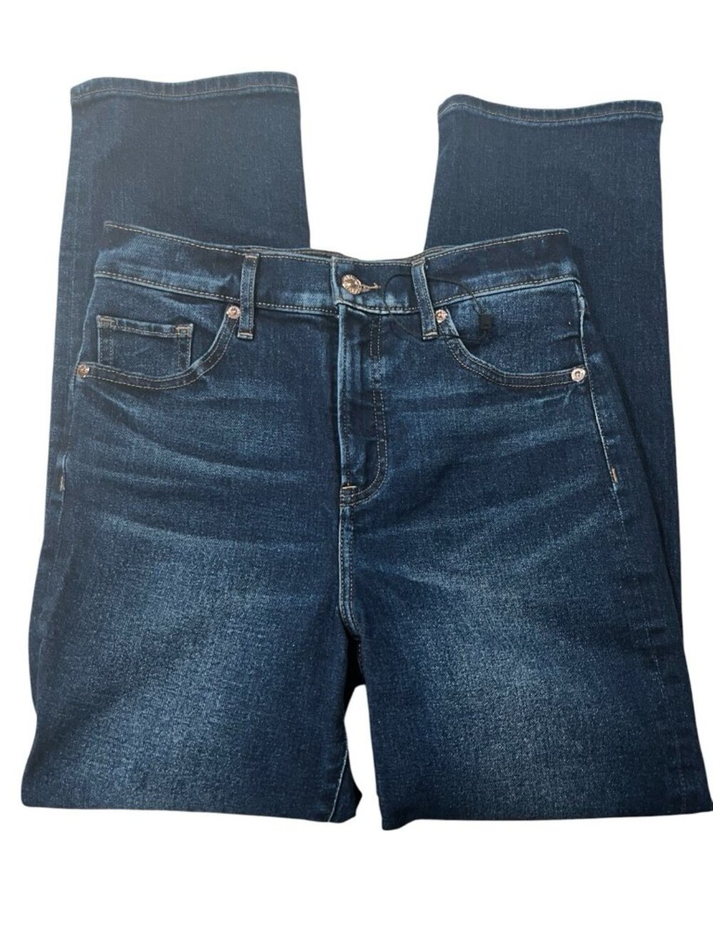 Express High Rise Straight ankle Stretch Jeans Women's size 2R NWOT